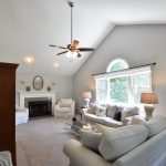 Front to back Family Room filled with Natural Light